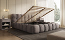 Designer Polsterbett Boston Cord mit Stauraum