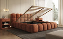 Designer Polsterbett Boston Cord mit Stauraum