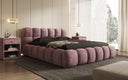 Designer Polsterbett Boston Cord mit Stauraum