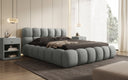 Designer Polsterbett Boston Bouclé mit Stauraum