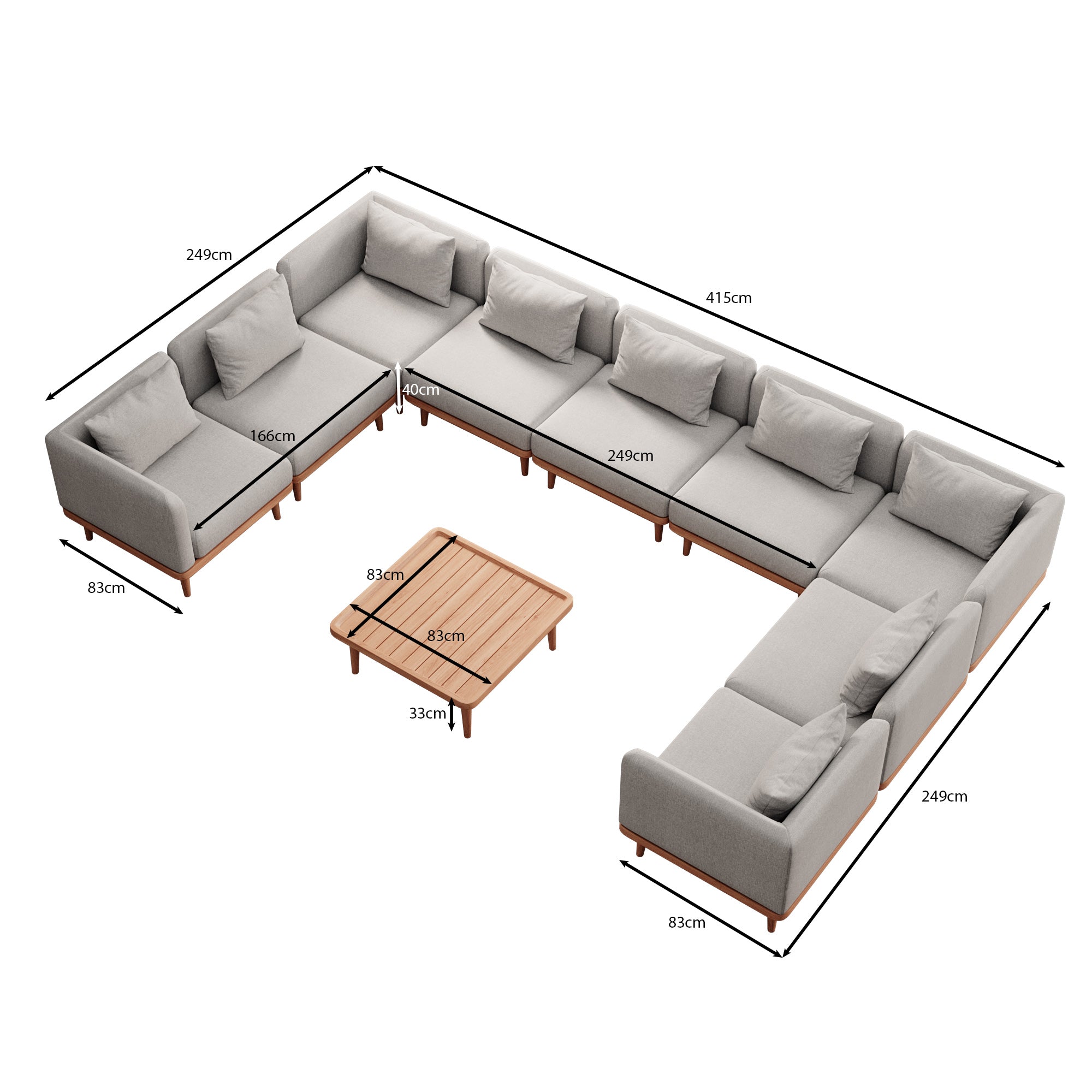 Nouri Sectional Sofa II – Aevora™ Collection