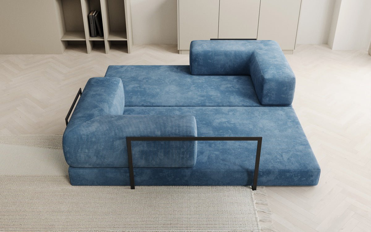 Canapé design Lazy 3 places en Côtelé