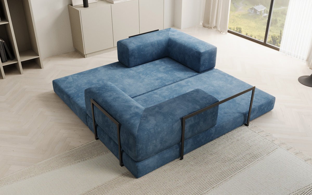 Canapé design Lazy 3 places en Côtelé