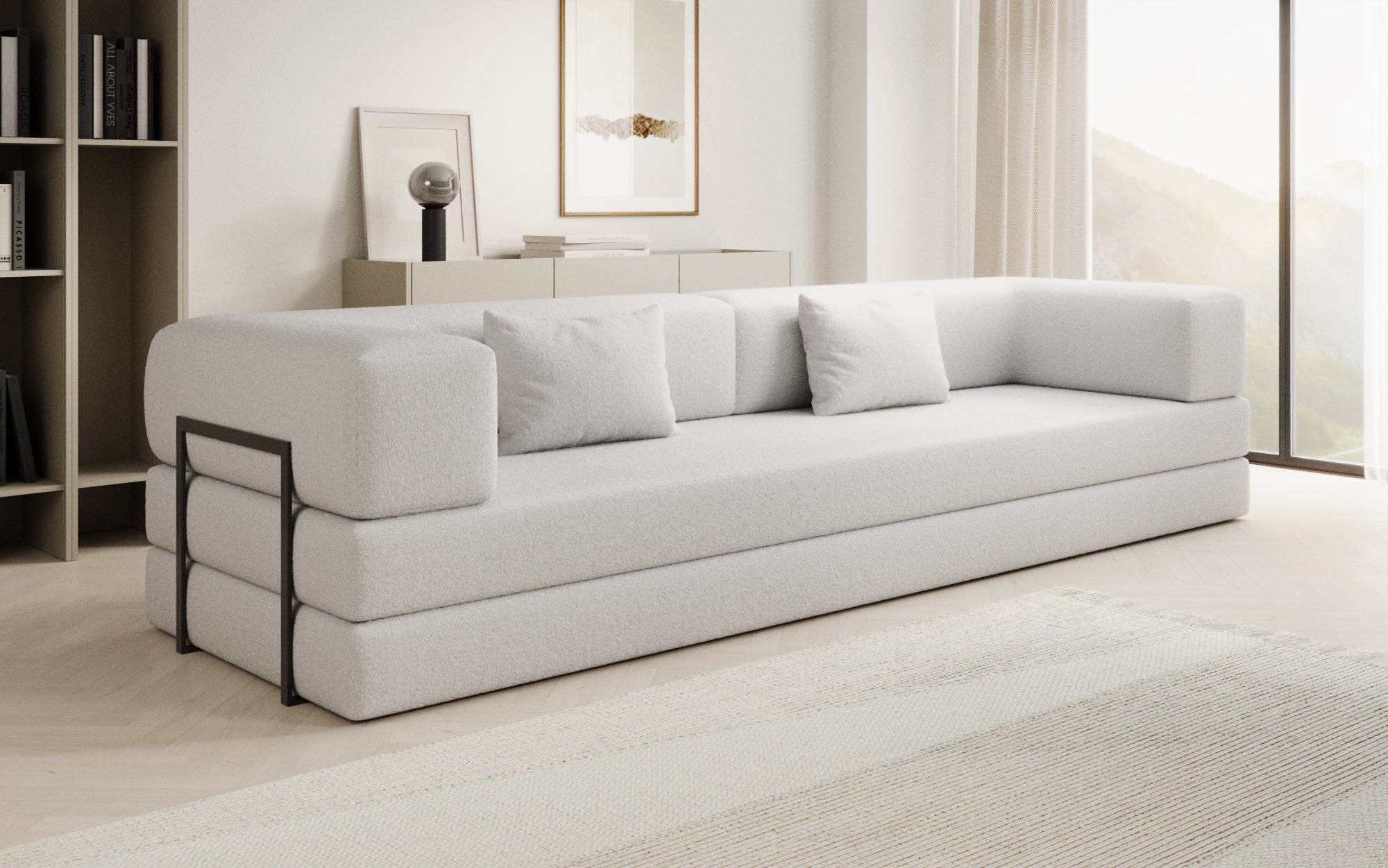 Extra cover for Lazy sofa in Bouclé