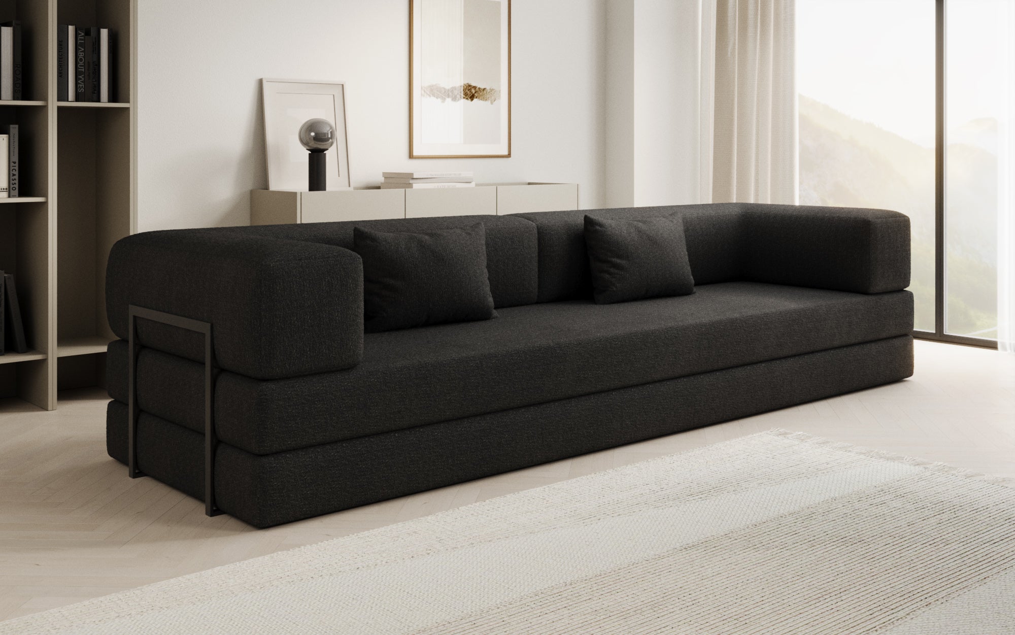 Extra cover for Lazy sofa in Bouclé