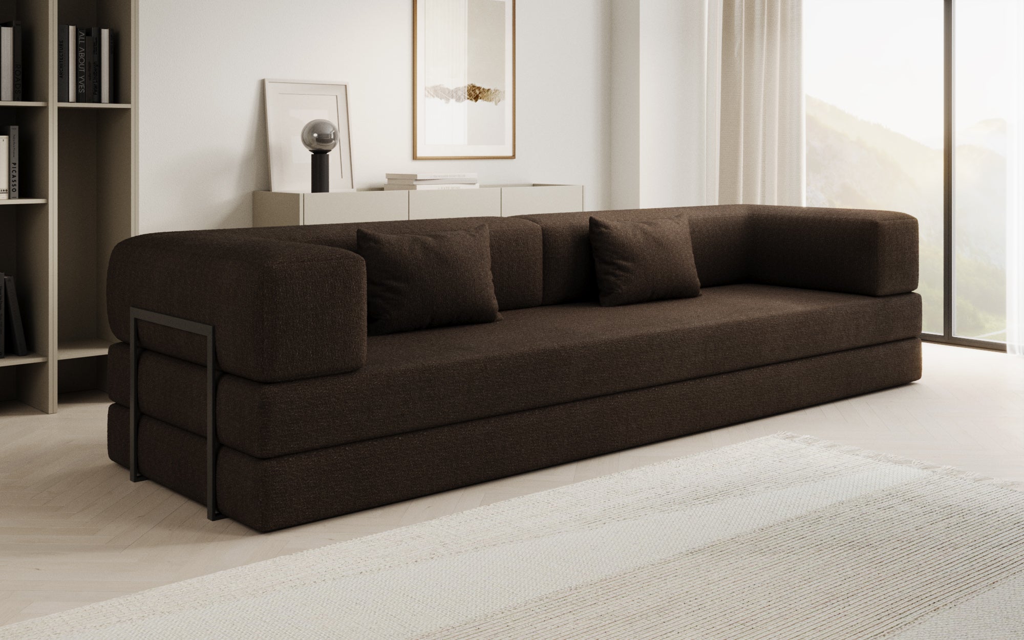 Extra cover for Lazy sofa in Bouclé