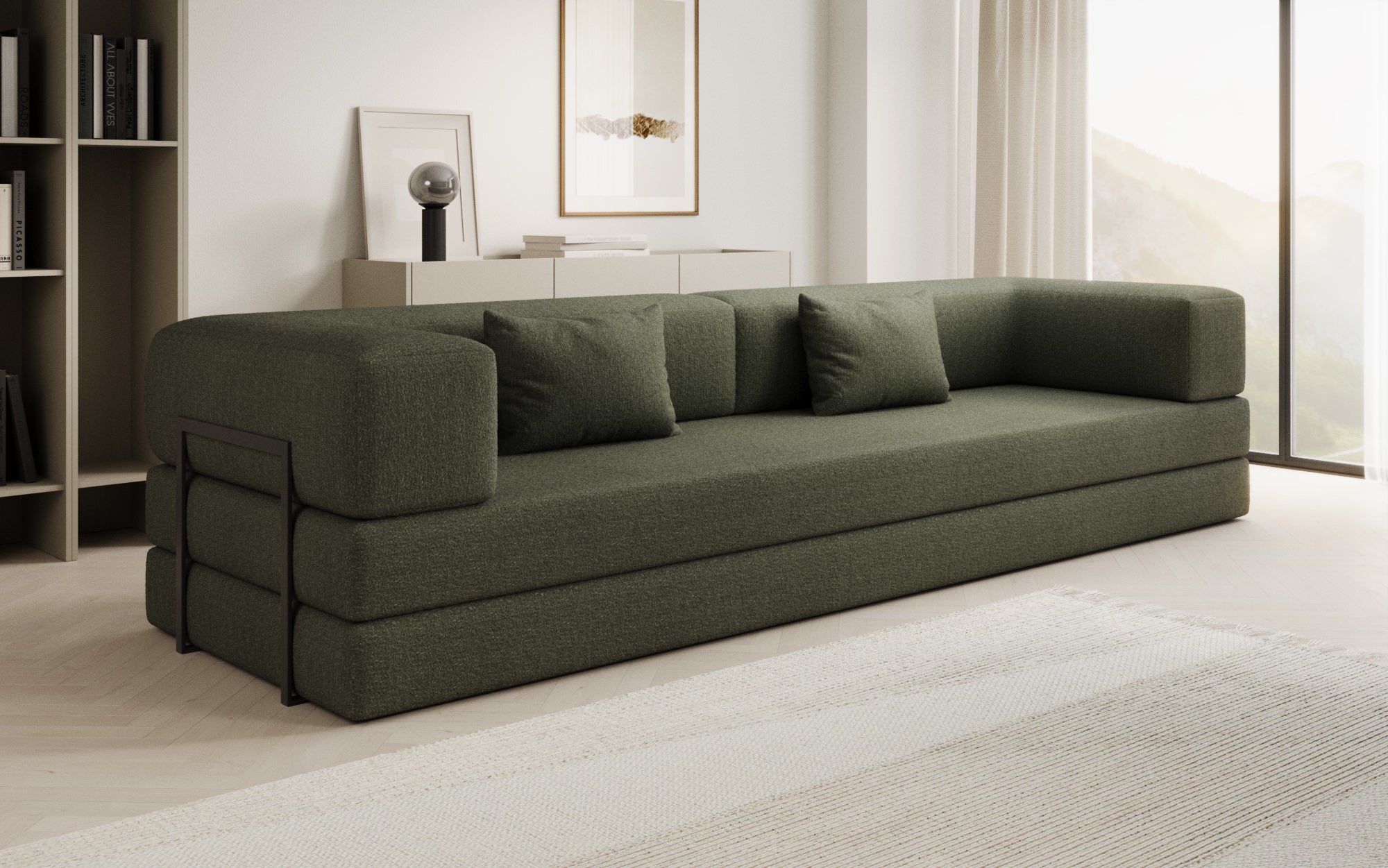 Extra cover for Lazy sofa in Bouclé