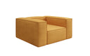 Fauteuil design Lesley en tissu texturé