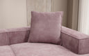 Coussin décoratif Lesley 60x60 en Côtelé