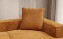 Coussin décoratif Lesley 60x60 en Côtelé