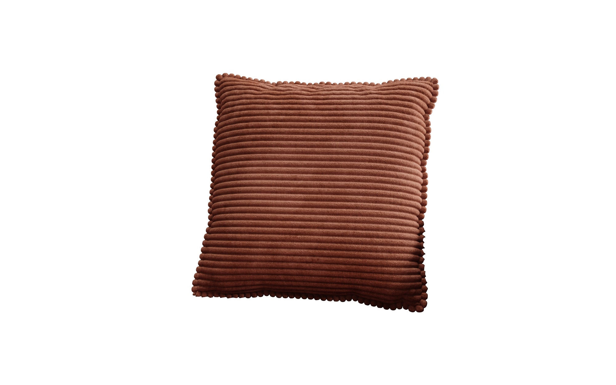 Coussin décoratif Lesley 60x60 en Côtelé