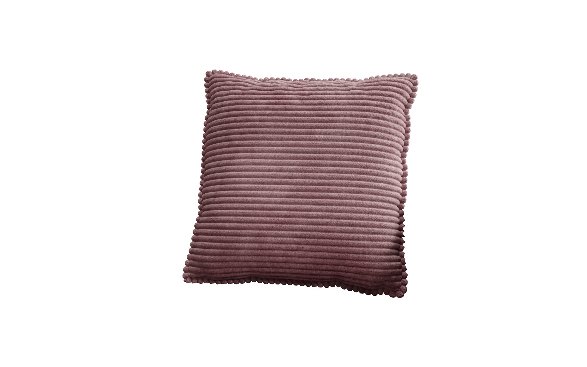 Coussin décoratif Lesley 60x60 en Côtelé