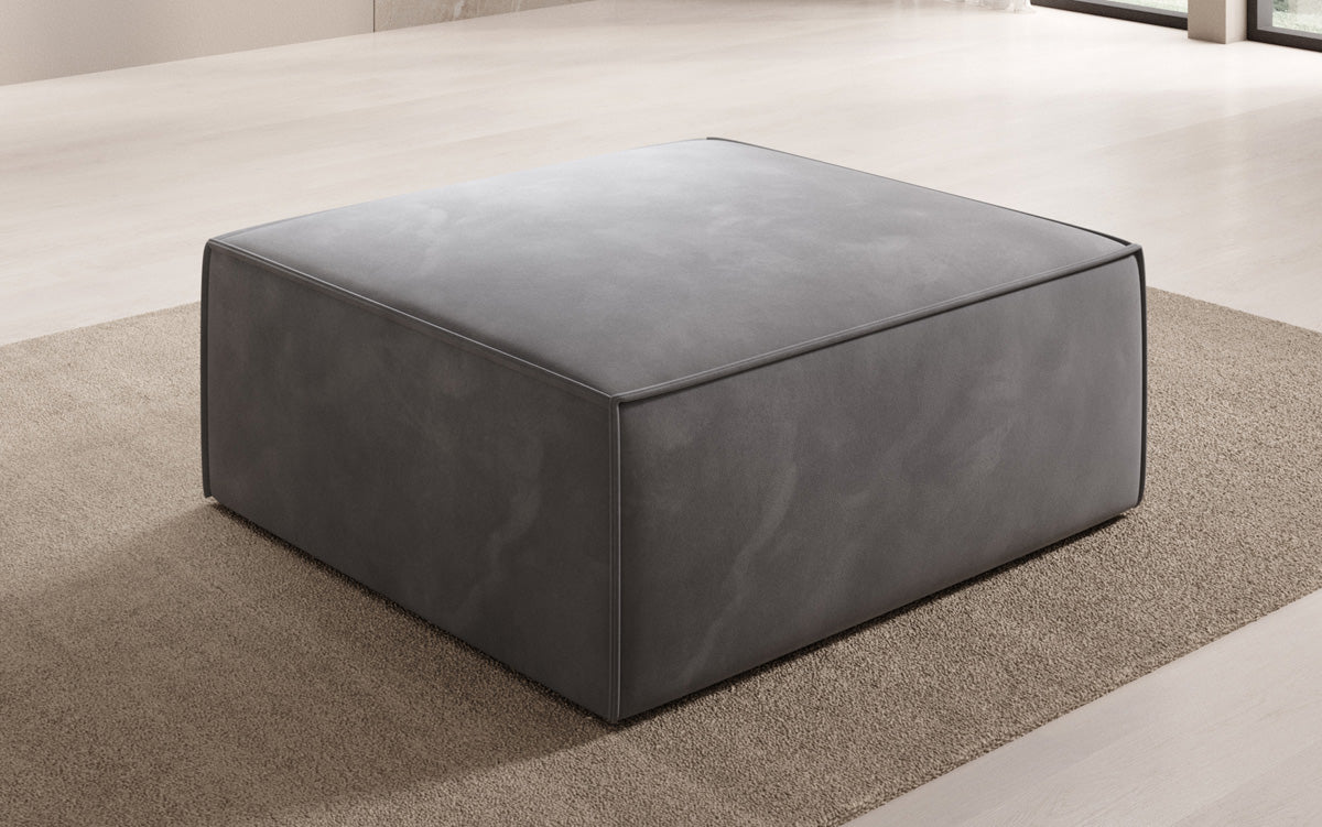 Tabouret d'appoint Lesley en Velours