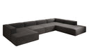 Designer Sofa Lesley U XXL in Bouclé