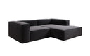 Designer Ecksofa Lesley Mini in Strukturstoff