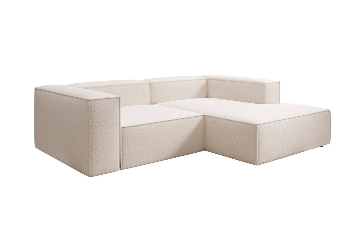 Canapé design Lesley L Mini en tissu structuré
