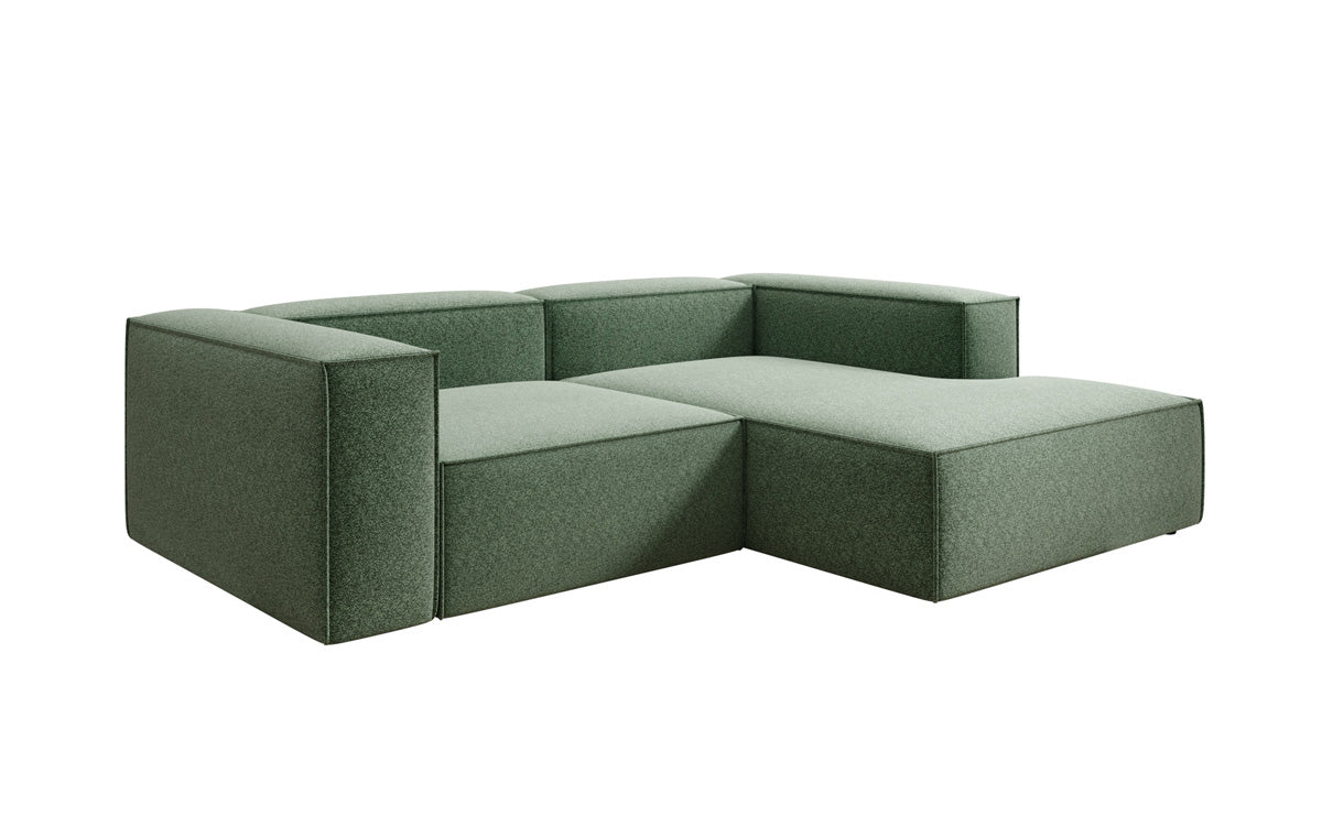 Canapé design Lesley L Mini en tissu structuré