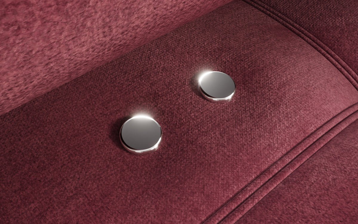 Canapé design Sydney L Velours avec fonction de couchage électrique