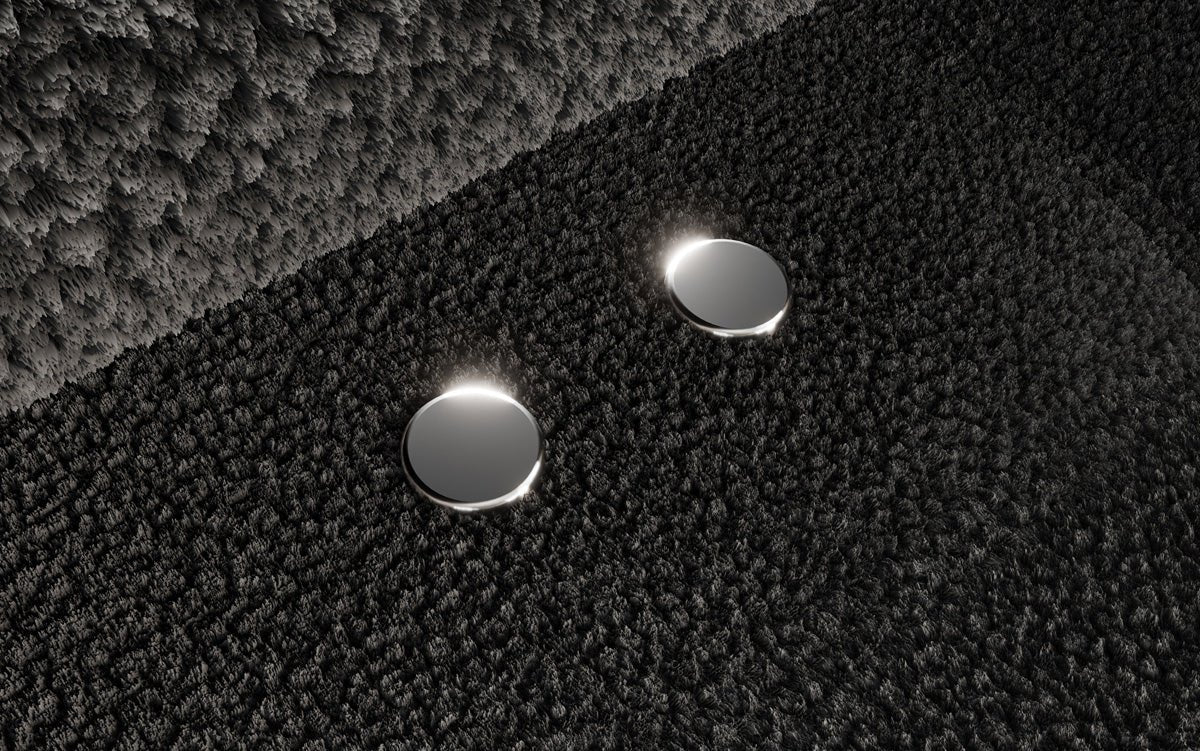 Canapé Designer U Sydney Bouclé avec fonction de couchage électrique