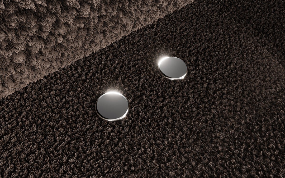 Canapé Designer U Sydney Bouclé avec fonction de couchage électrique