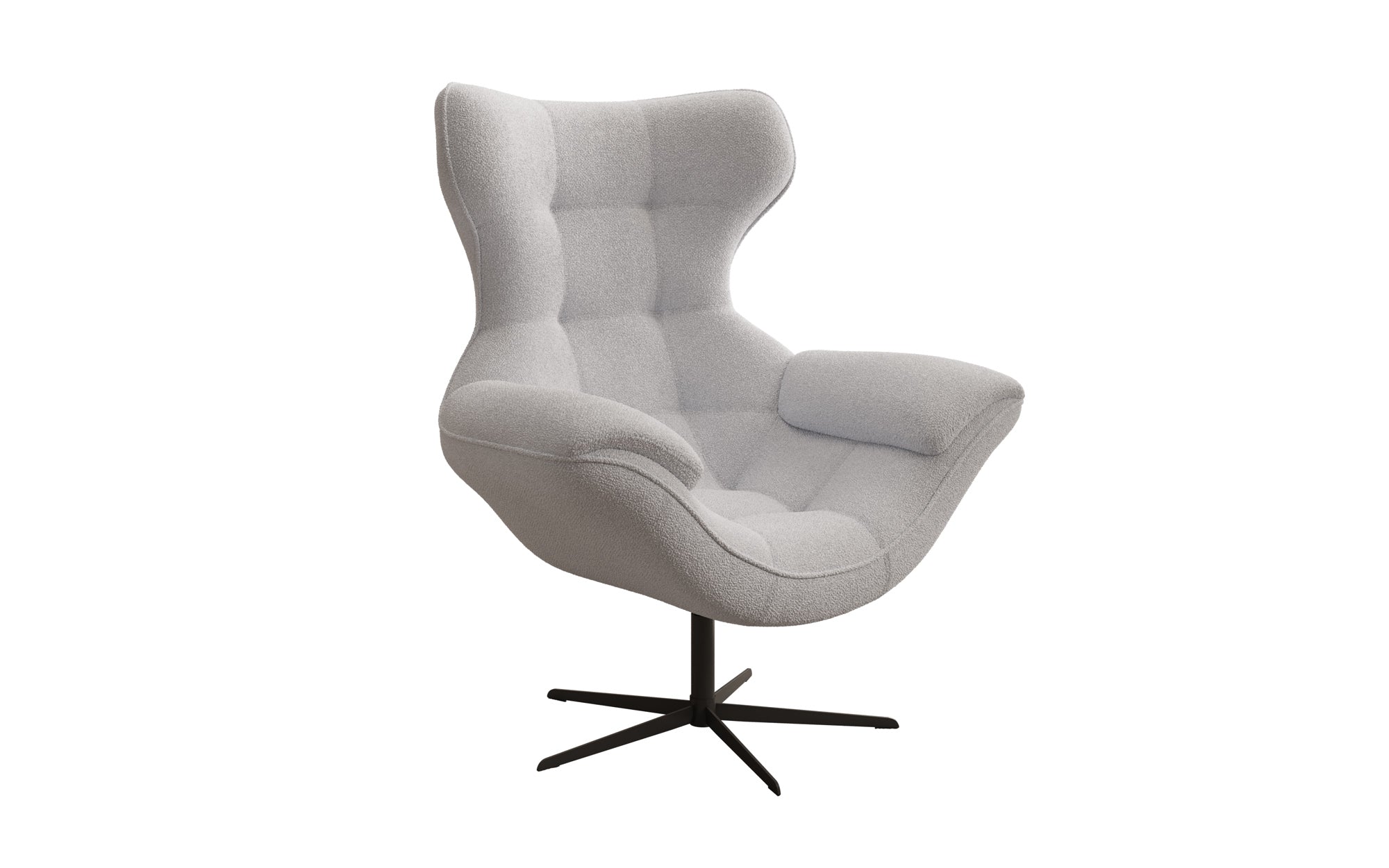 Fauteuil canapé design Aurelio en Bouclé