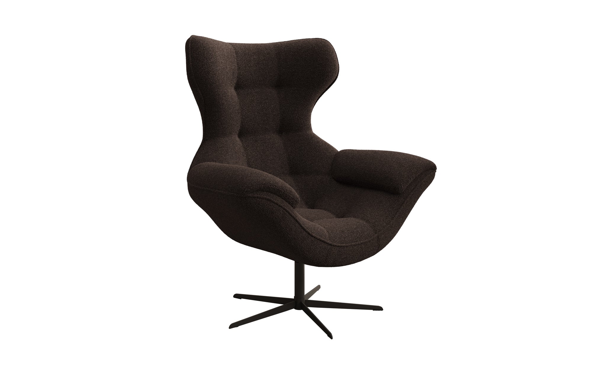 Fauteuil canapé design Aurelio en Bouclé