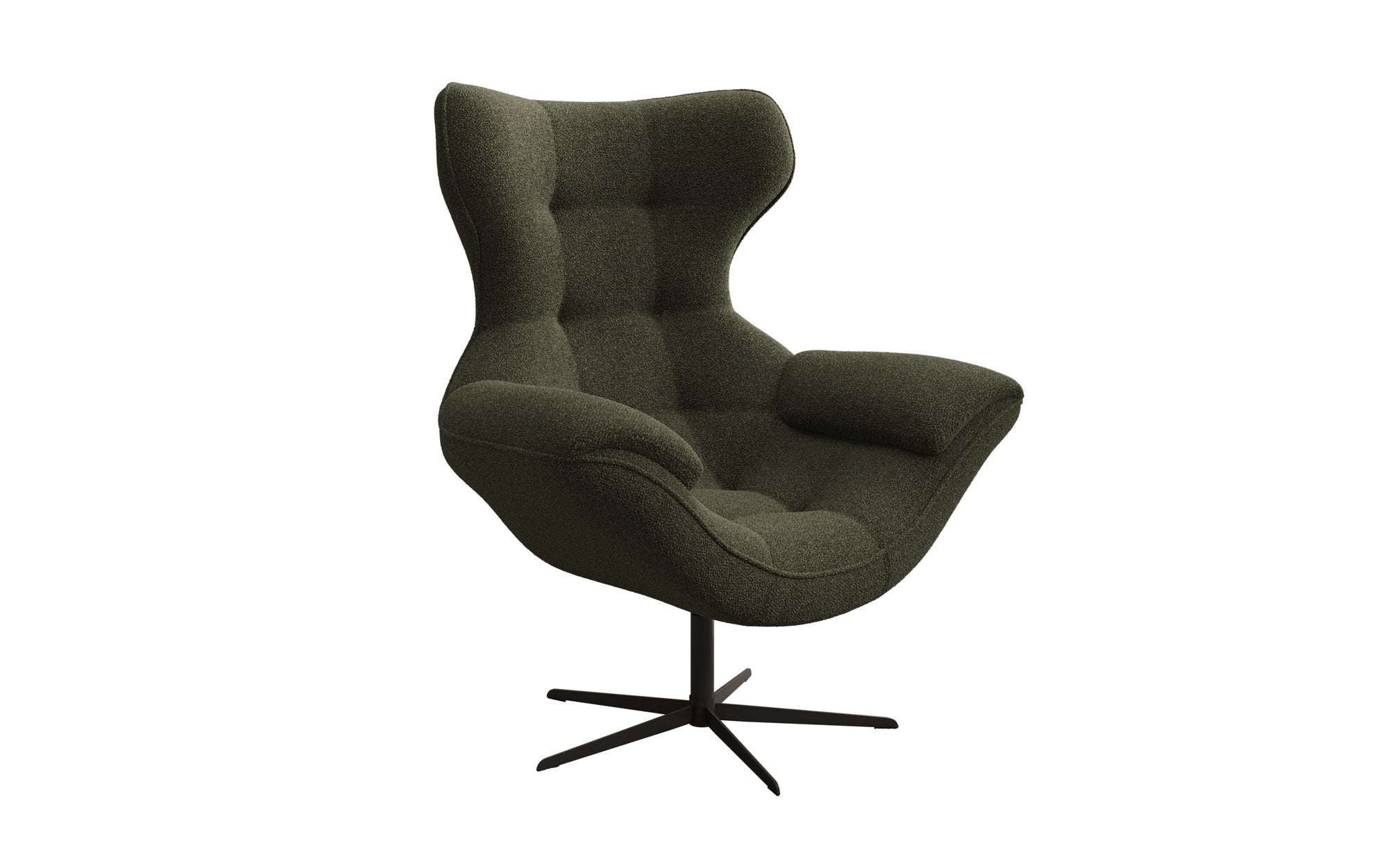 Fauteuil canapé design Aurelio en Bouclé