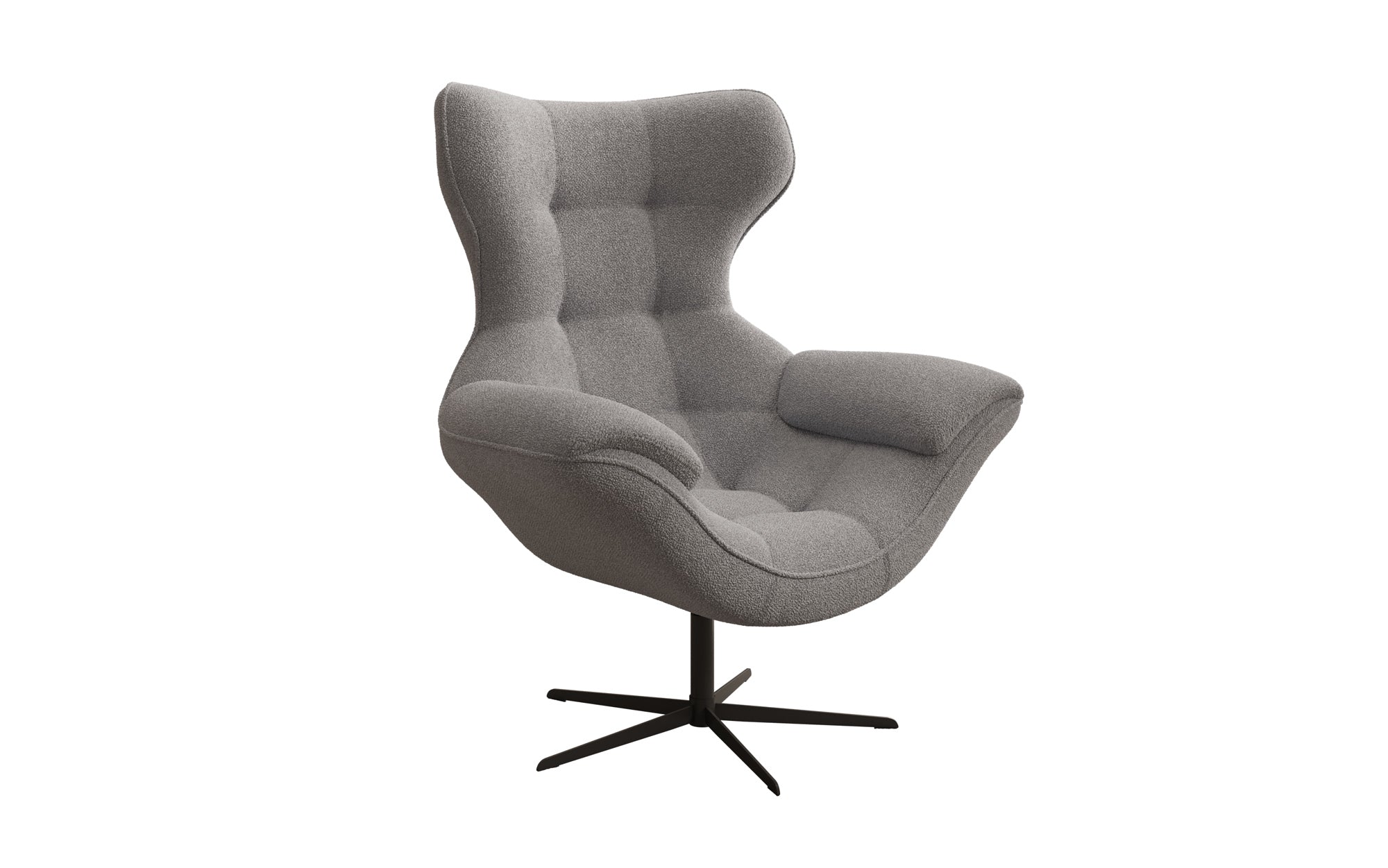 Fauteuil canapé design Aurelio en Bouclé