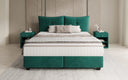 Lit boxspring Veyora en Velours