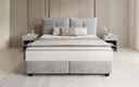 Lit boxspring Veyora en Velours