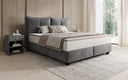 Lit boxspring Veyora en Velours