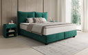 Lit boxspring Veyora en Velours