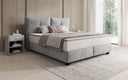 Lit boxspring Veyora en Velours