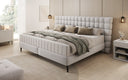 Familien Boxspringbett Bellanova in 220/240x200 in Bouclé