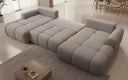 Canapé design Analfi U avec fonction couchage et dépliable en Bouclé