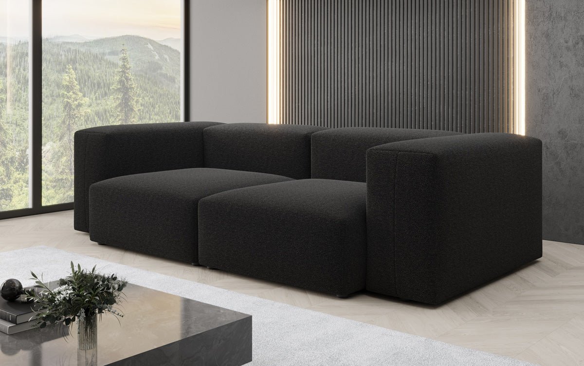 Canapé 2 places Snug en Bouclé