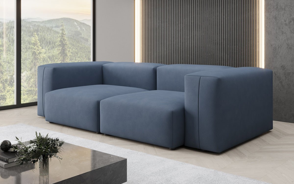 Canapé design 2 places Snug en Tissu
