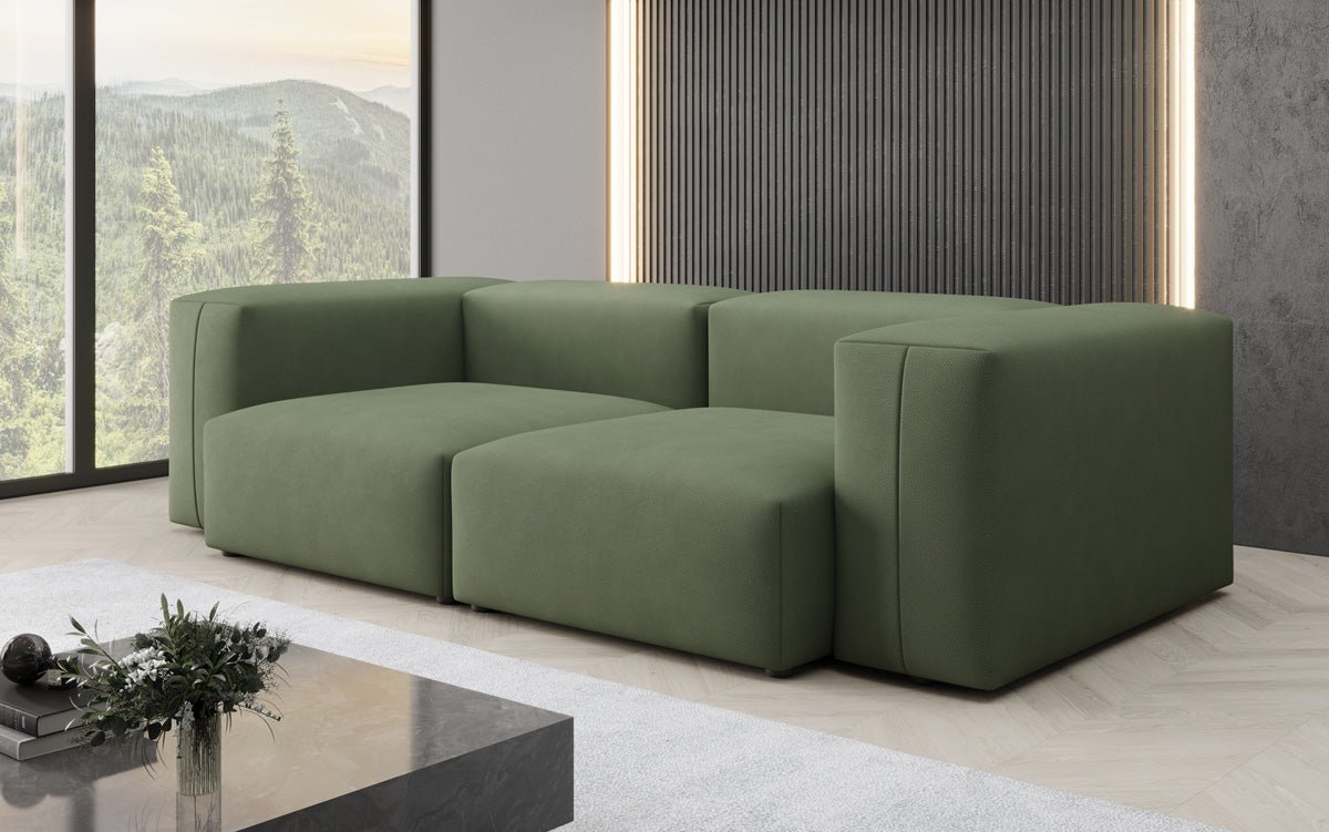 Canapé design 2 places Snug en Tissu