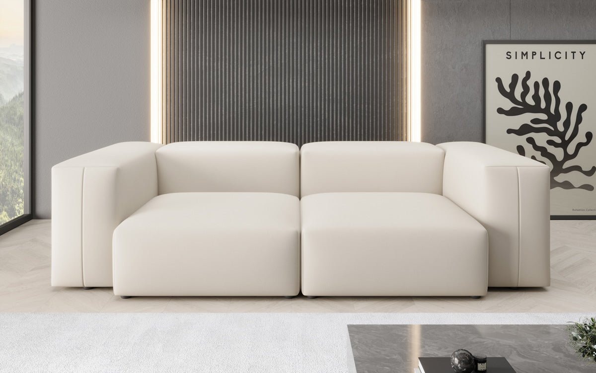 Canapé design 2 places Snug en Tissu