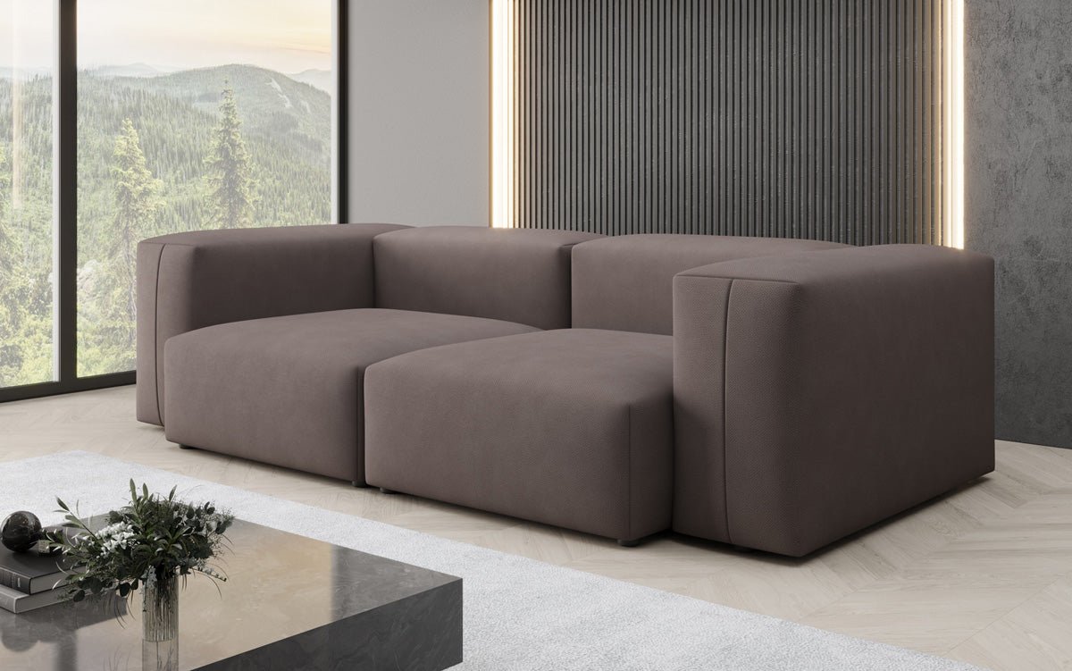 Canapé design 2 places Snug en Tissu