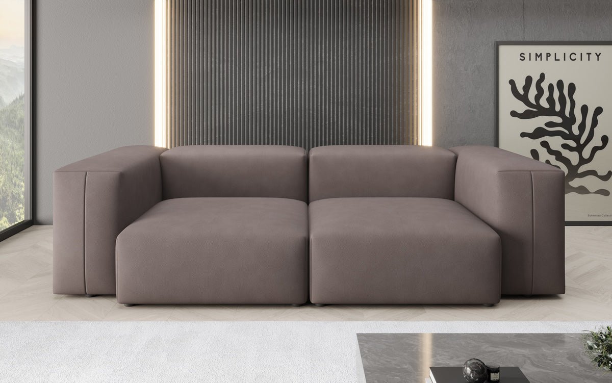 Canapé design 2 places Snug en Tissu