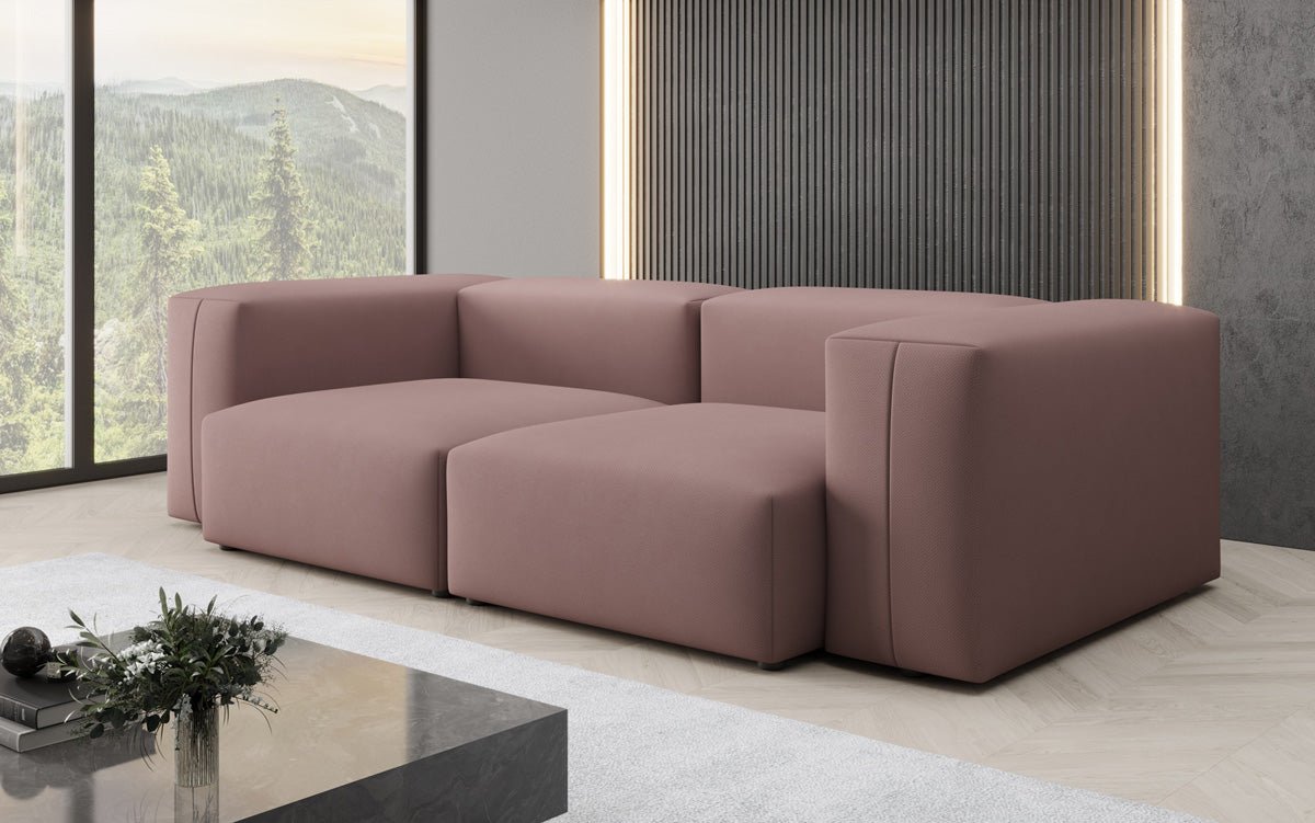 Canapé design 2 places Snug en Tissu