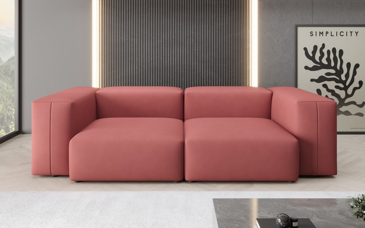 Canapé design 2 places Snug en Tissu