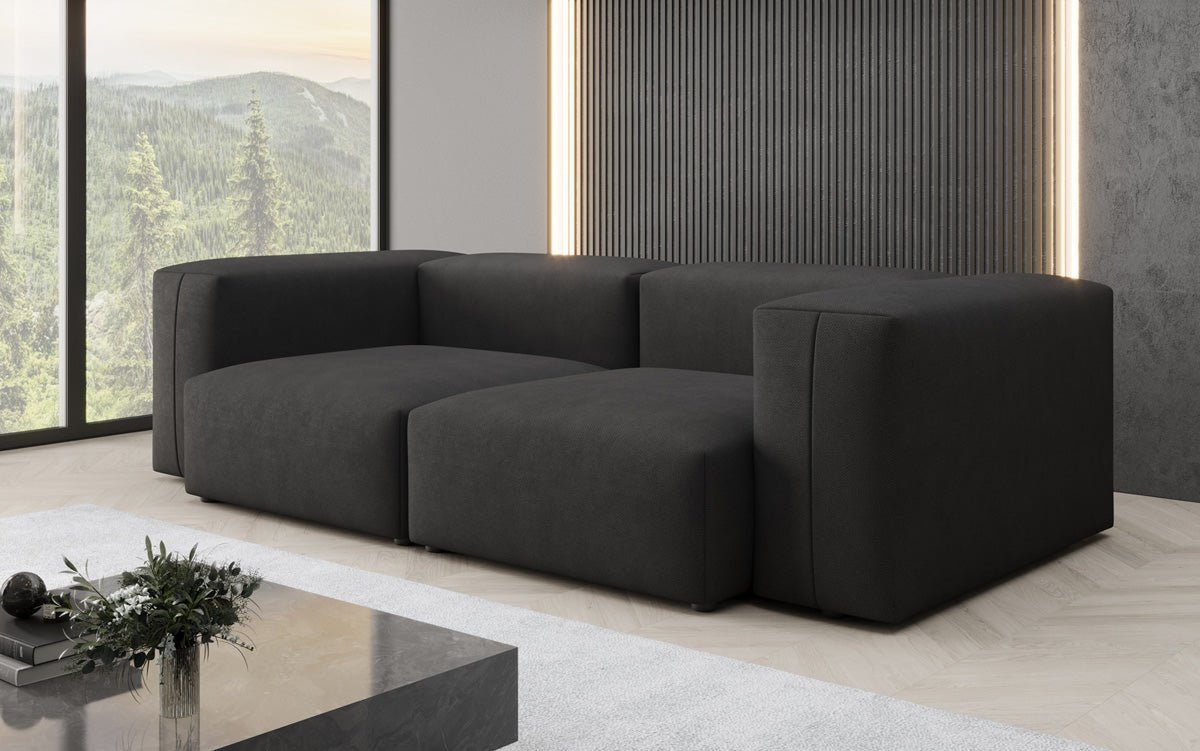 Canapé design 2 places Snug en Tissu
