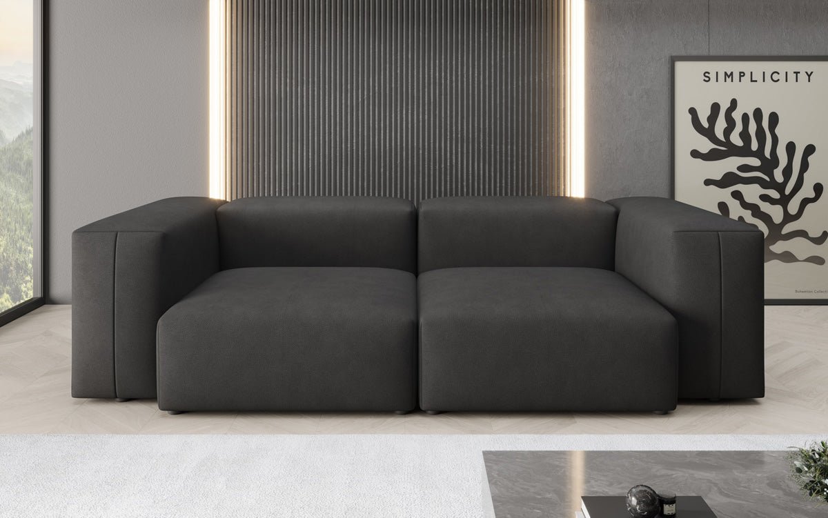 Canapé design 2 places Snug en Tissu