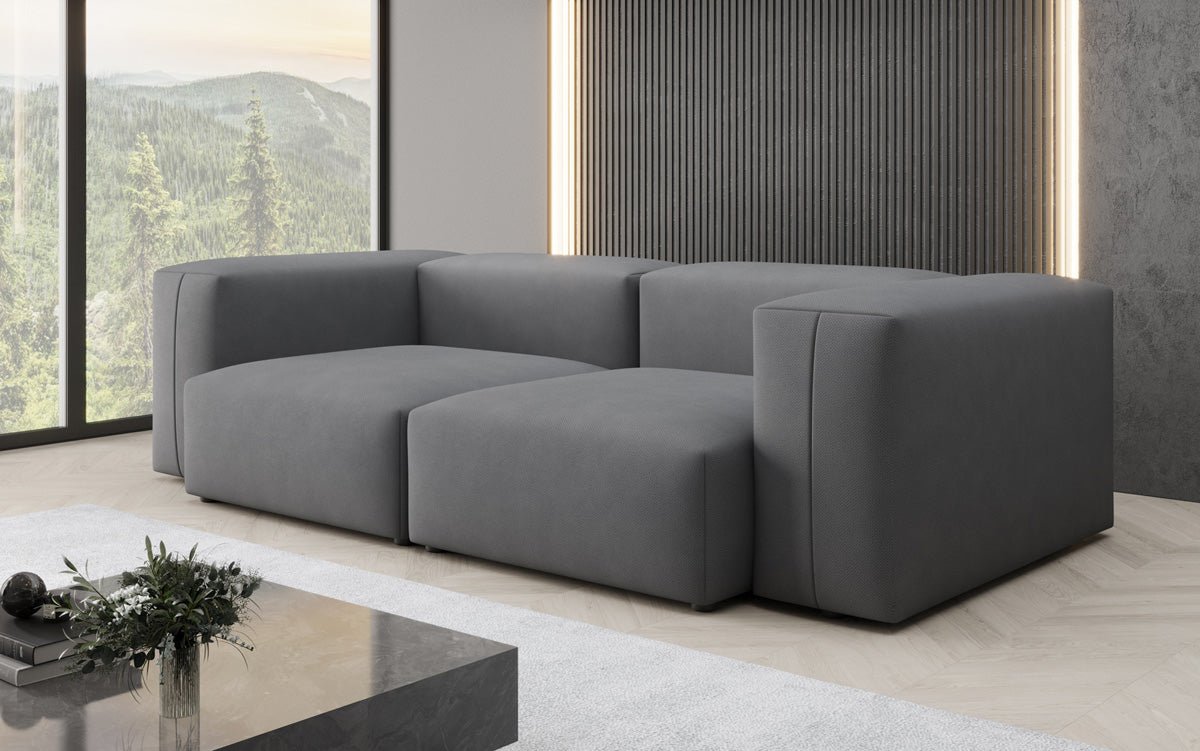 Canapé design 2 places Snug en Tissu