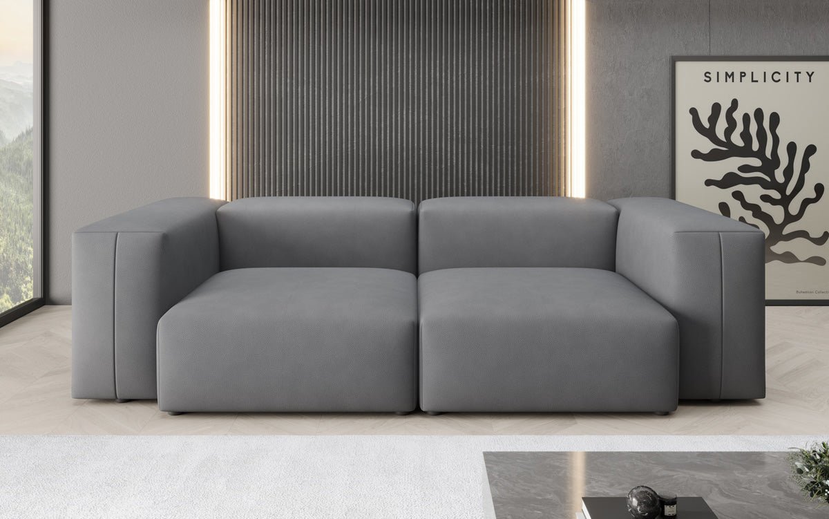 Canapé design 2 places Snug en Tissu