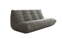 Canapé 3 places design Calmo en cuir véritable