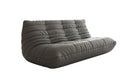 Canapé 3 places design Calmo en cuir véritable