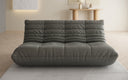 Canapé 3 places design Calmo en cuir véritable